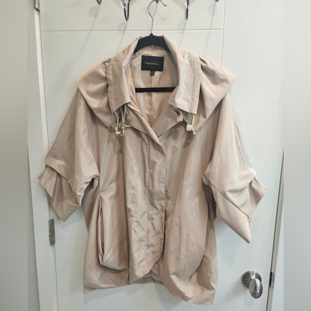 Season.js Oversized Lightweight Jacket Dolman Sleeve Size M